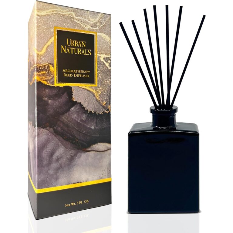 Urban Naturals Black Square Aromatherapy Reed Diffuser Set